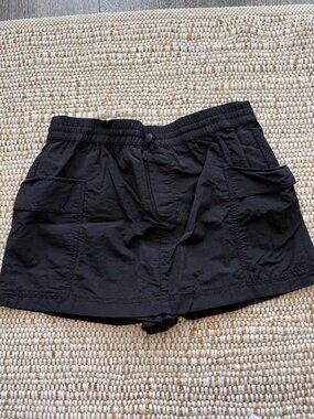 Zara Black Nylon Skort